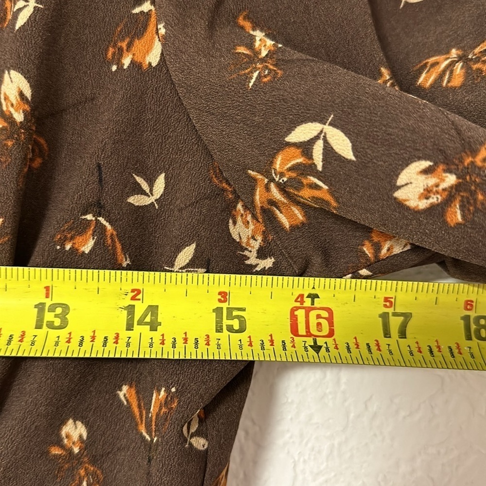 Moussy Brown Floral Midi Dress - Picture 10 of 16